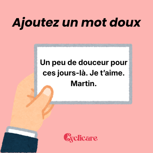 Ajoutez un mot doux Cyclicare