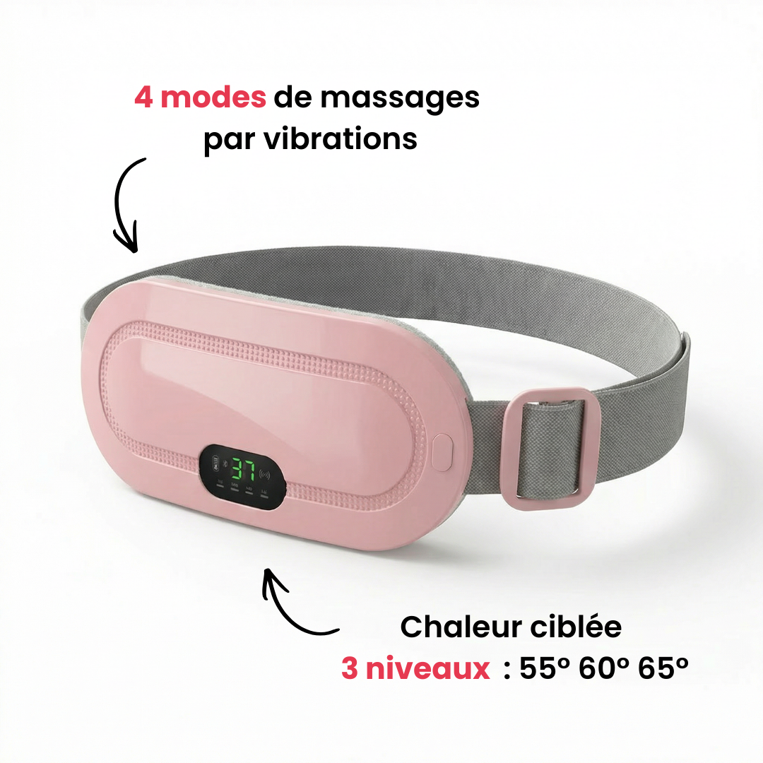 Cyclicare - Ceinture chauffante et massante menstruelle Cyclicare