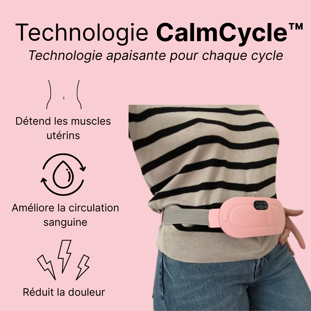 Cyclicare - Ceinture chauffante et massante menstruelle Cyclicare