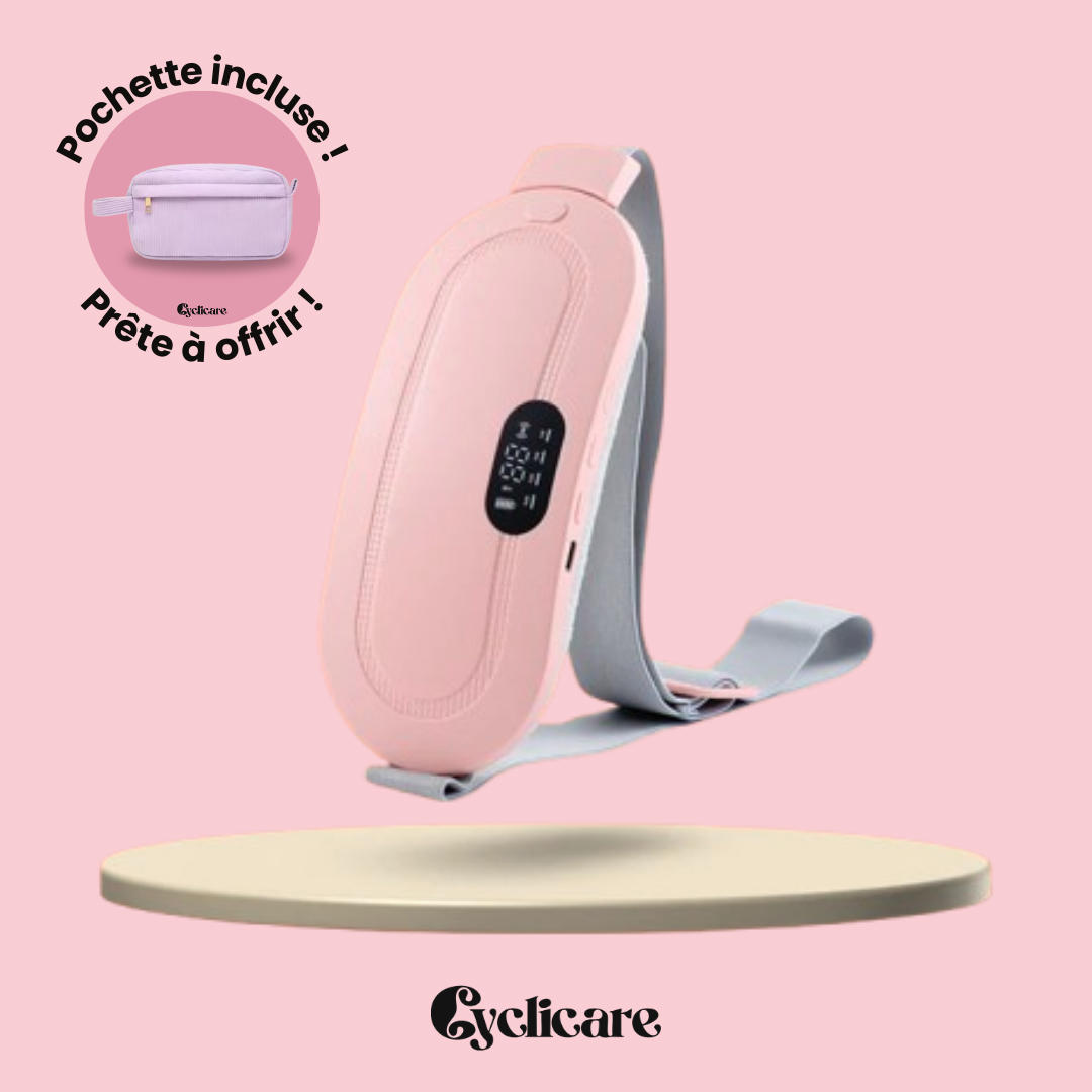 Cyclicare - Ceinture chauffante et massante menstruelle Cyclicare